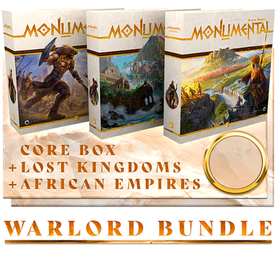 Monumental: Warlord Bundle including Lost Kingdoms, African Empires, & Typhon