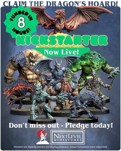 Next Level Miniatures Dragon's Hoard Volume I All-In Pledge