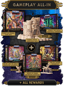 Masters of the Universe Clash for Eternia Gameplay All-In Pledge