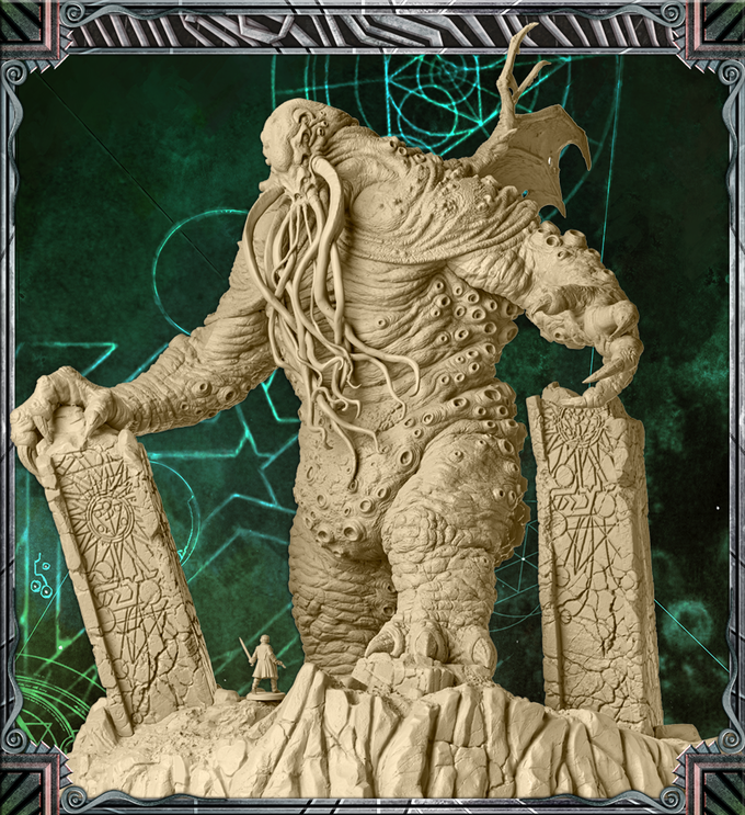 Cthulhu Death May Die R'lyeh Rising Statue – No Regret Games