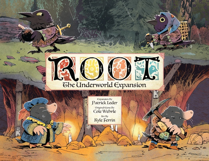 Root: A Game of Woodland Might and Right plus Riverfolk  & Underworld Expansions