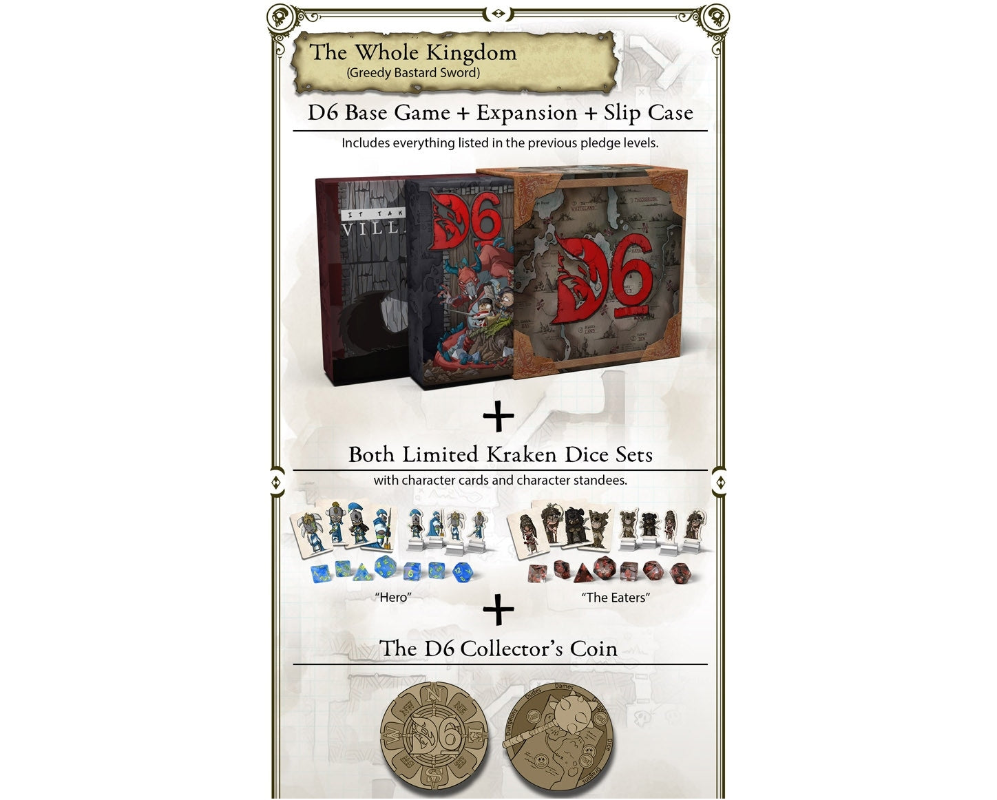 Iron Kingdoms D6 Dice (6) QWS SPIK02 – The Hidden Lair