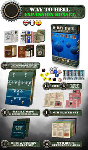 D-Day Dice: 2nd Edition Kickstarter Sergeant Pledge Including Wooden Ammo Crate