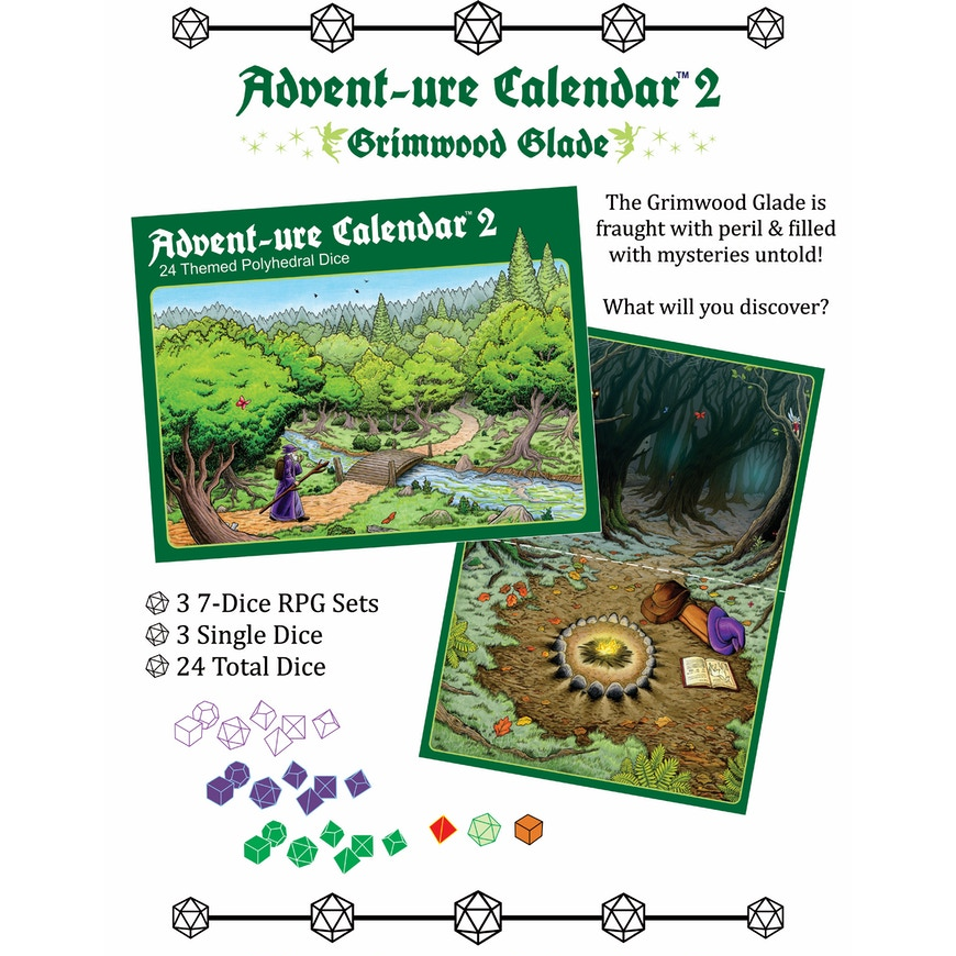 Polyhedral Dice Advent-ure Calendars