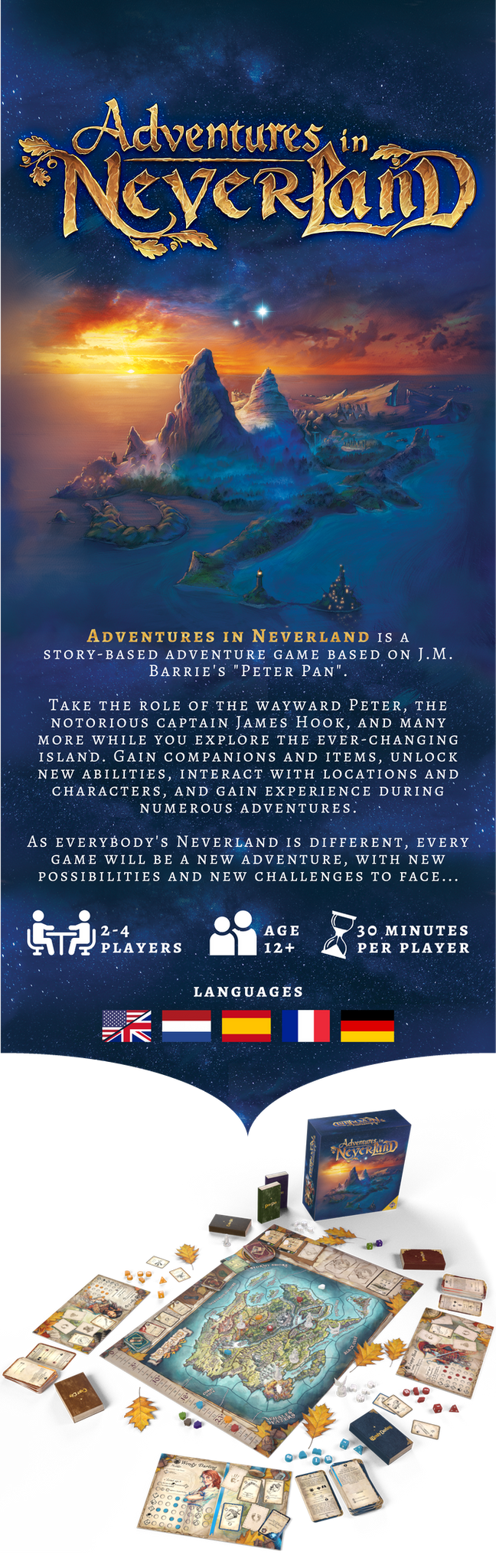 Adventures in Neverland Deluxe All-In Pledge – No Regret Games